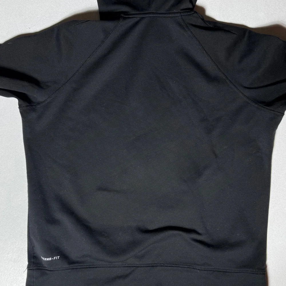 NIKE Therma-FIT Hoodie Mens XL Sweatshirt Big NIKE Spellout Logo